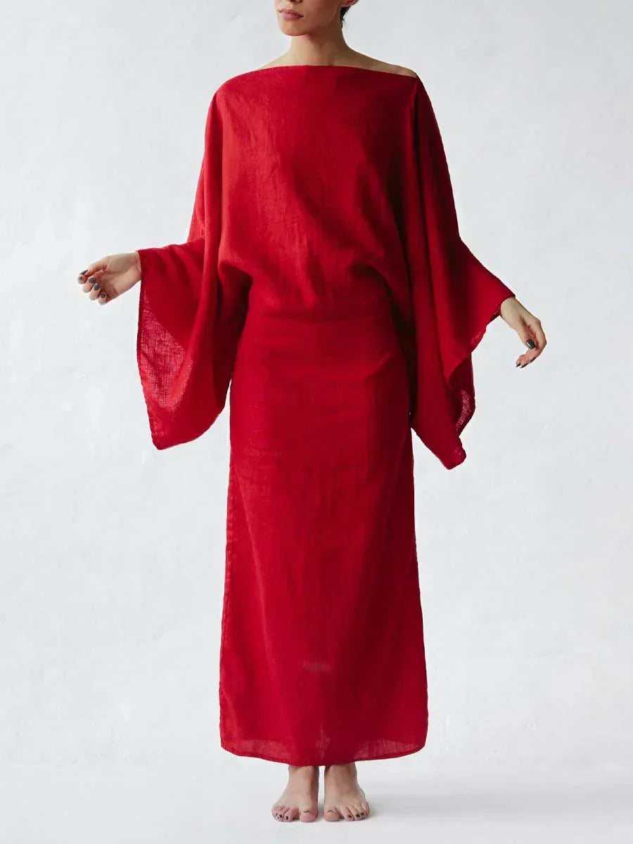 Riley | stilvolles Kimono-Kleid mit fließendem Design