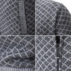Edward™ | Moderne Herrenjacke - Mens Sweater - Grau / M