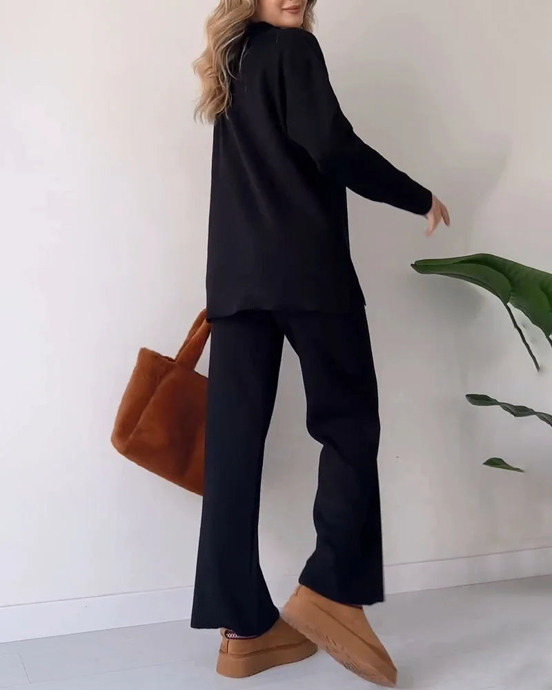 Celia™ | Lässiges 2-teiliges Set für Damen - Two Piece Outfits - Weiß / S