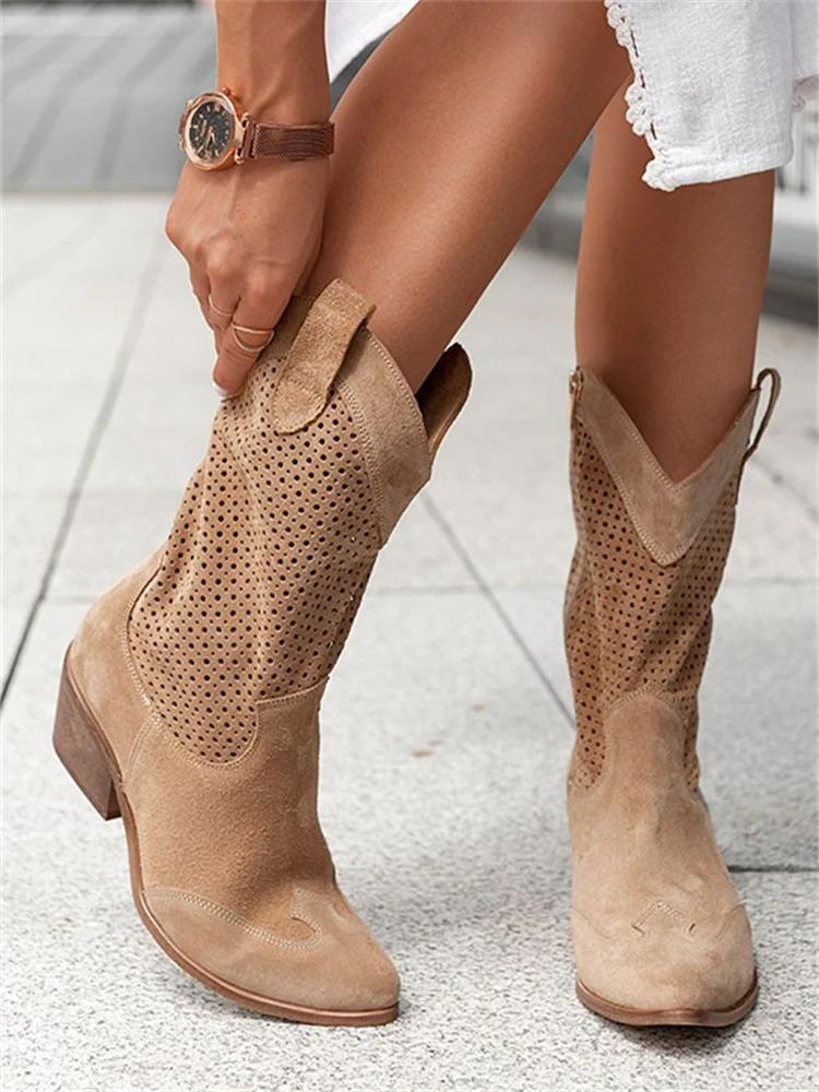 Zaira | Trendige Western-Stiefel