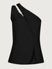 Ash | One-Shoulder-Top mit Knopfdetails