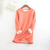 Tina - Bequemer Fleece-Sweater - Sweater - Lachs / S