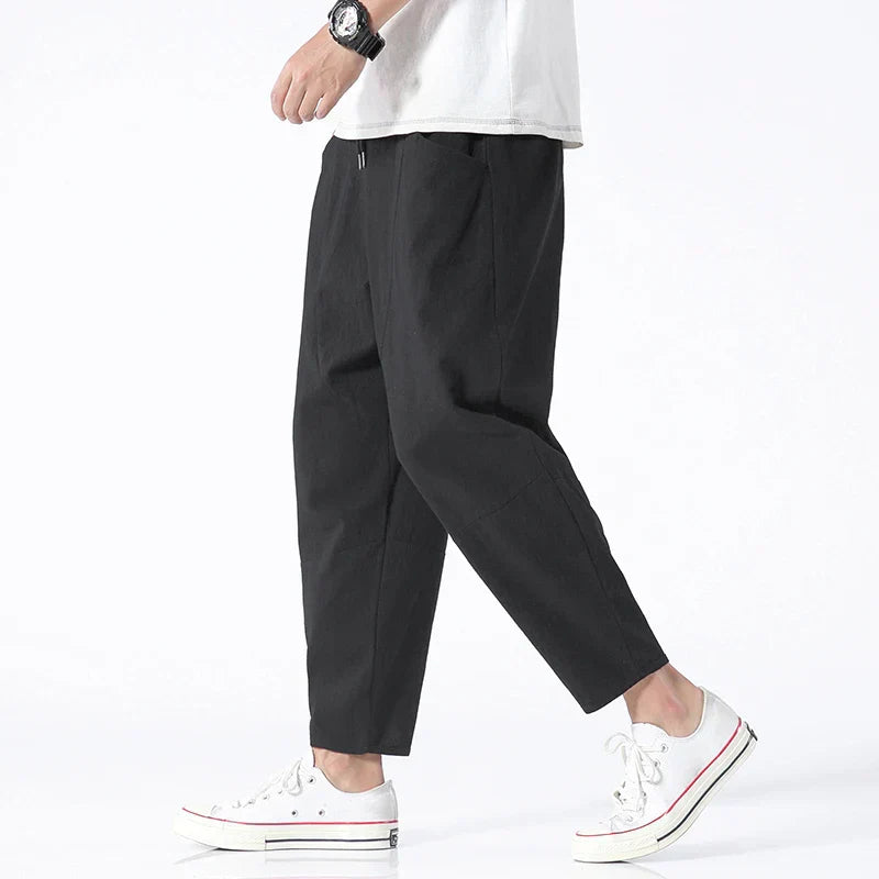 Joha | Leinen-Cropped-Hose