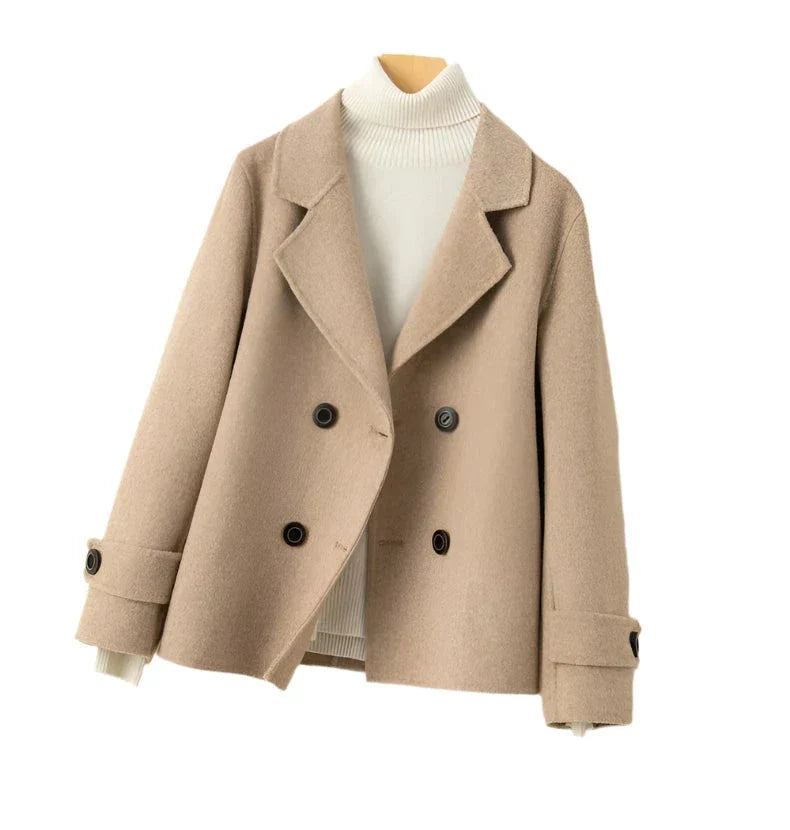 Vivienne™ – Eleganter Kaschmir-Blazer - Karmel / S