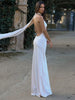 Milani | Zeitloses Maxikleid mit fließendem Umhang