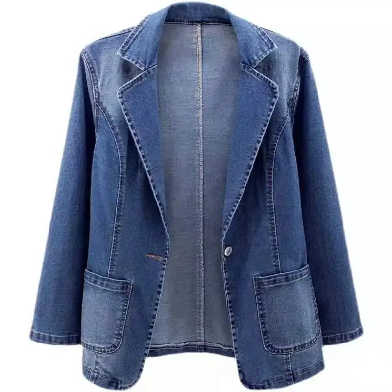Anya | Damen-Jeansjacke, fließend & modern