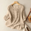 Constance | Stilvolle Bluse mit zarten Stickdetails