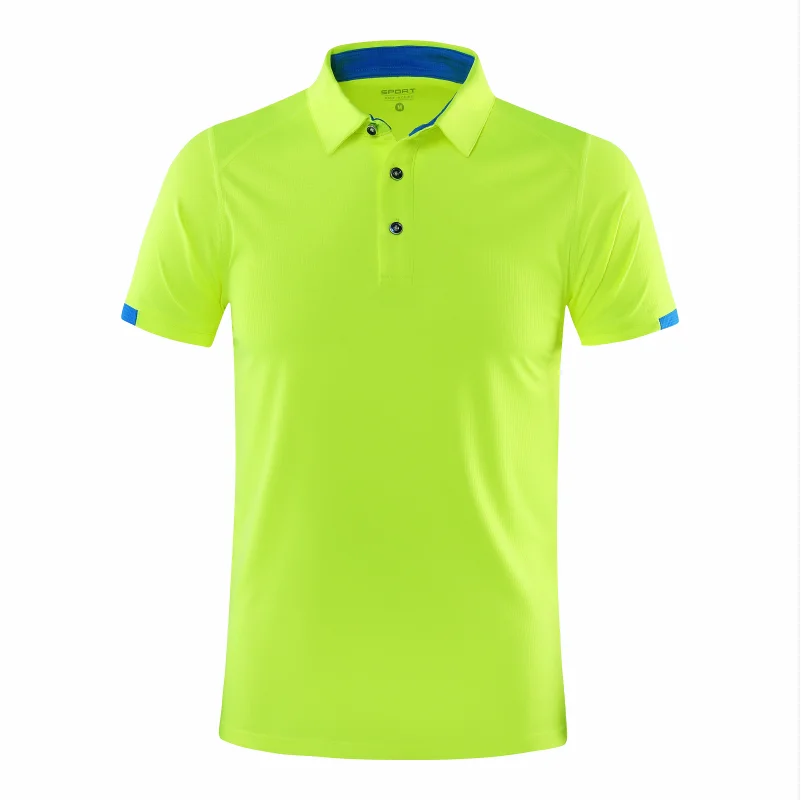 Benji | Schnelltrocknendes Poloshirt mit neonfarbenen Details