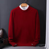 Lukas™ - Bequemer Strickpullover - Rote / M