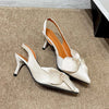 Nadja | Elegante Damenkittenheels - Weiß / 36