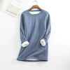 Tina - Bequemer Fleece-Sweater - Sweater - Blau / S