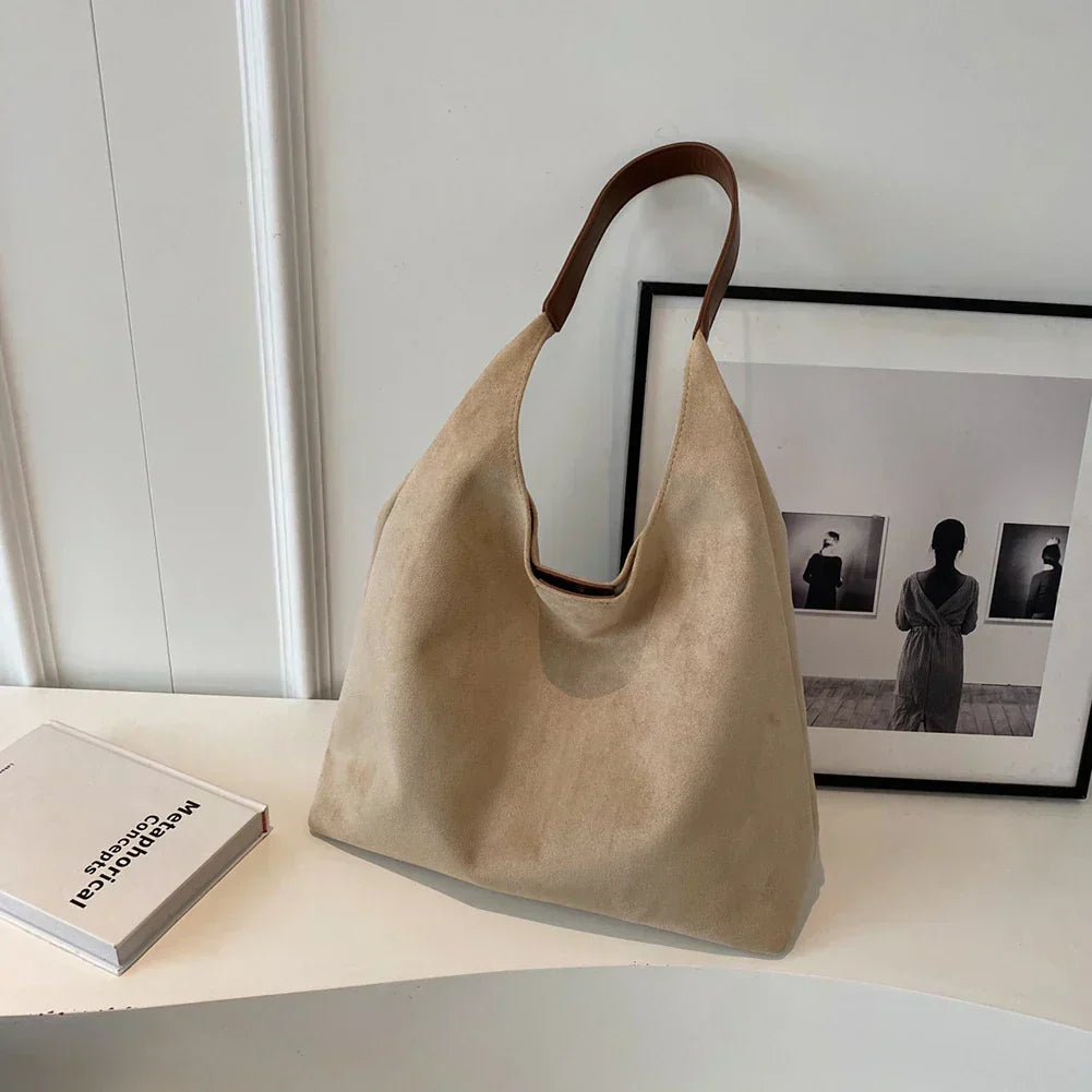Zerra | elegante Wildledertasche - SM0226 - Beige