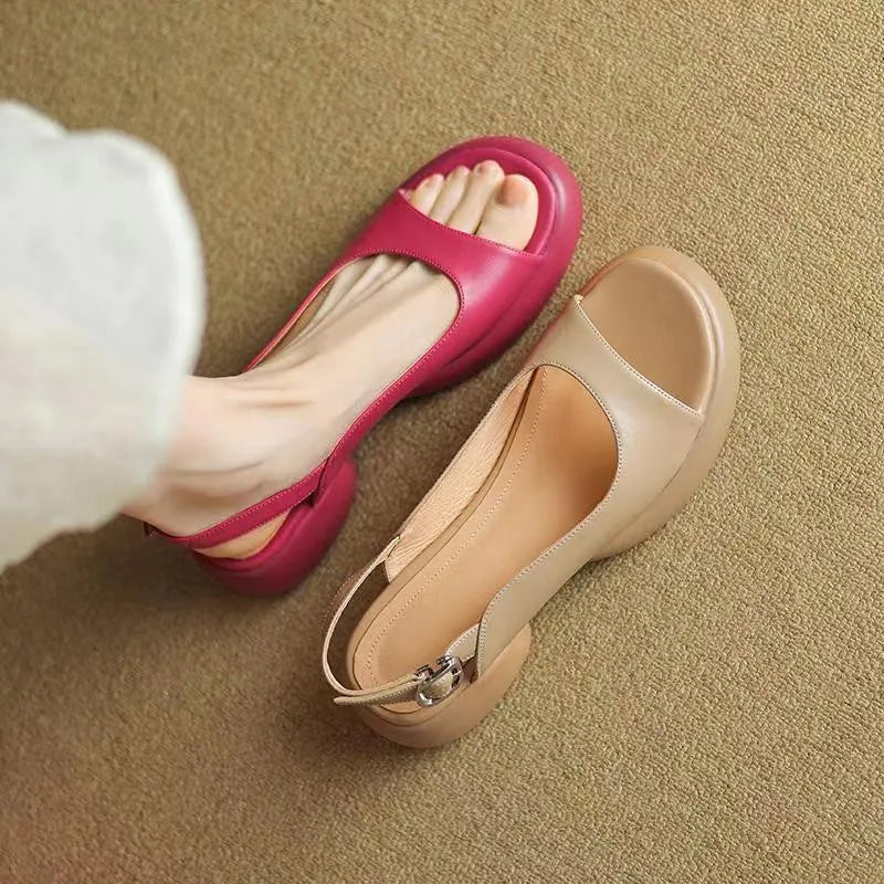 Nylah | orthopädische Sandalen mit offener Ferse für den Sommer
