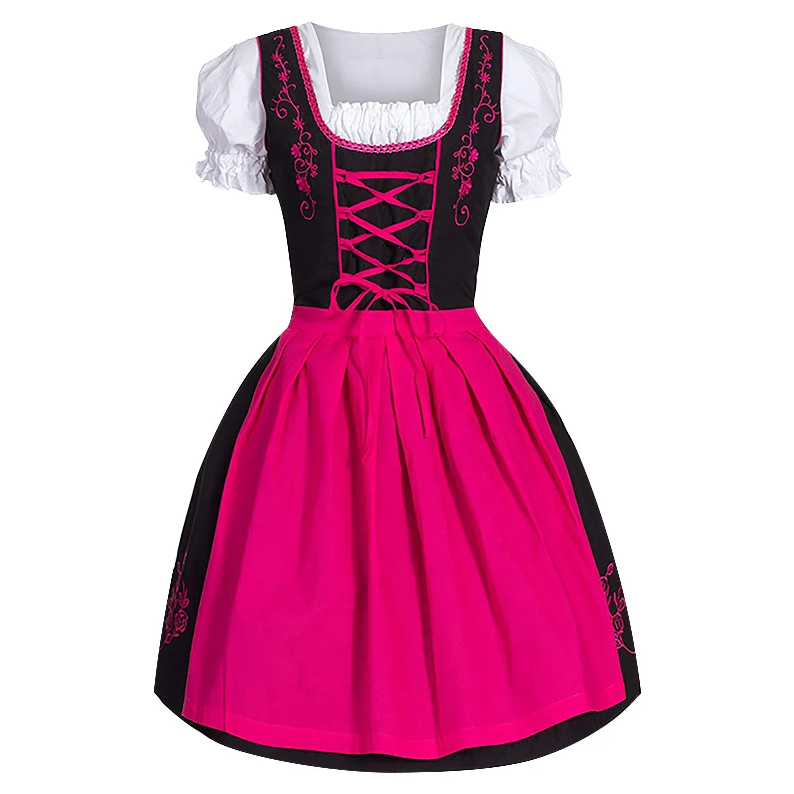 Rosa | Oktoberfest-Biermädchenkleid - Rosa / M
