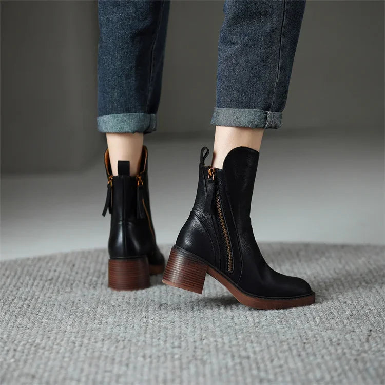 CAROLINE™ | STILVOLLE STIEFEL - Schwarz / 35