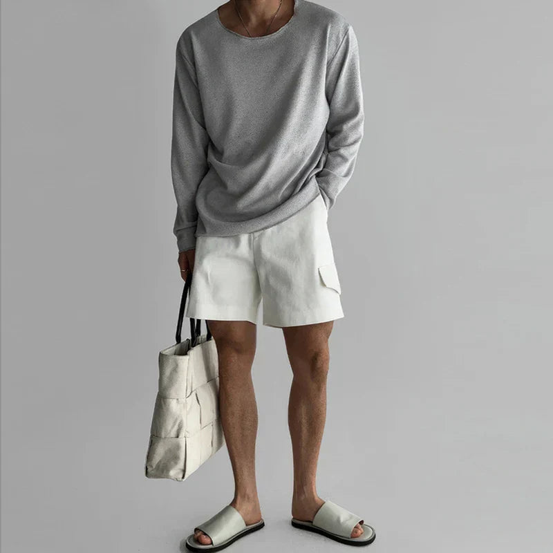 Piere | Stylisches CloudComfort T-Shirt aus Hohlstrick