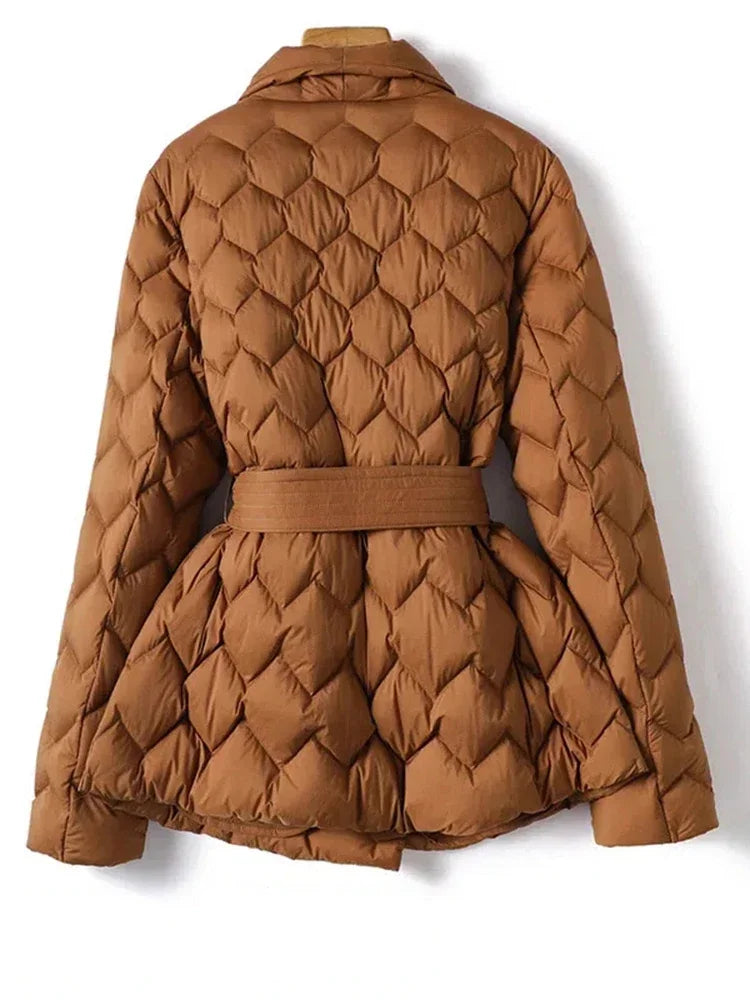 Irina™ | Warmer Wintermantel - Braun / XS