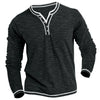 Andrew | Lange Mouw T-shirt met V-hals, stijlvol & comfortabel