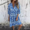 Gracie | Bequemes Freizeitkleid mit V-Ausschnitt für Damen