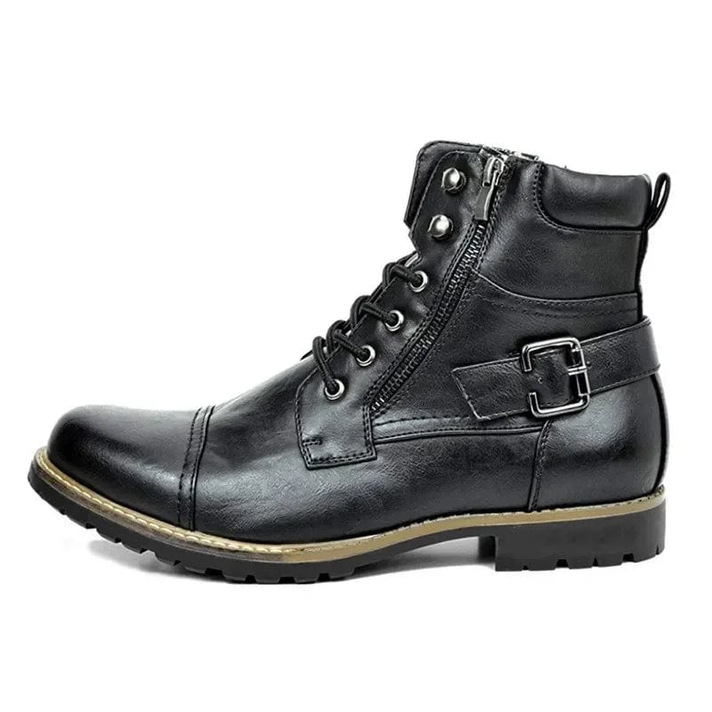 Kakui - Constable Schnürstiefel aus Leder - Schwarz / 38