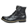 Kakui - Constable Schnürstiefel aus Leder - Schwarz / 38