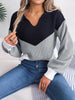Farah | Bequemer Patchwork-Pullover