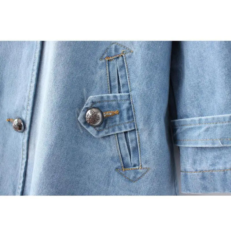 Gianna | Lässiger Denim-Cape-Mantel für den Alltag