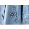 Gianna | Lässiger Denim-Cape-Mantel für den Alltag
