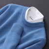 Lukas™ - Bequemer Strickpullover - Hellblau / M