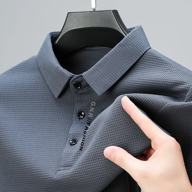 Ellard | Klassisches Langarm-Poloshirt für Herren