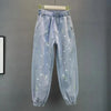 Terra | Glitzernde Stretch-Jeans