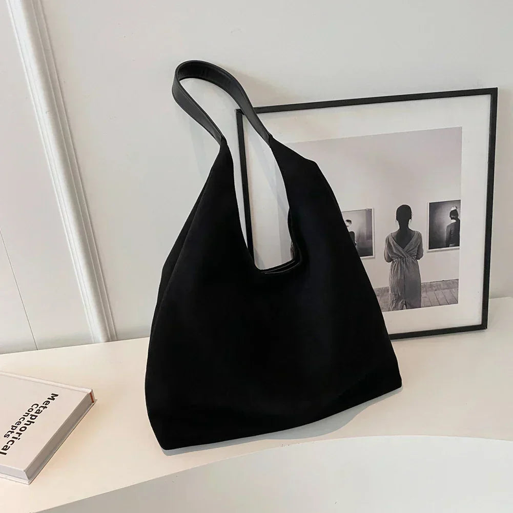 Zerra | elegante Wildledertasche - SM0226 - Schwarz