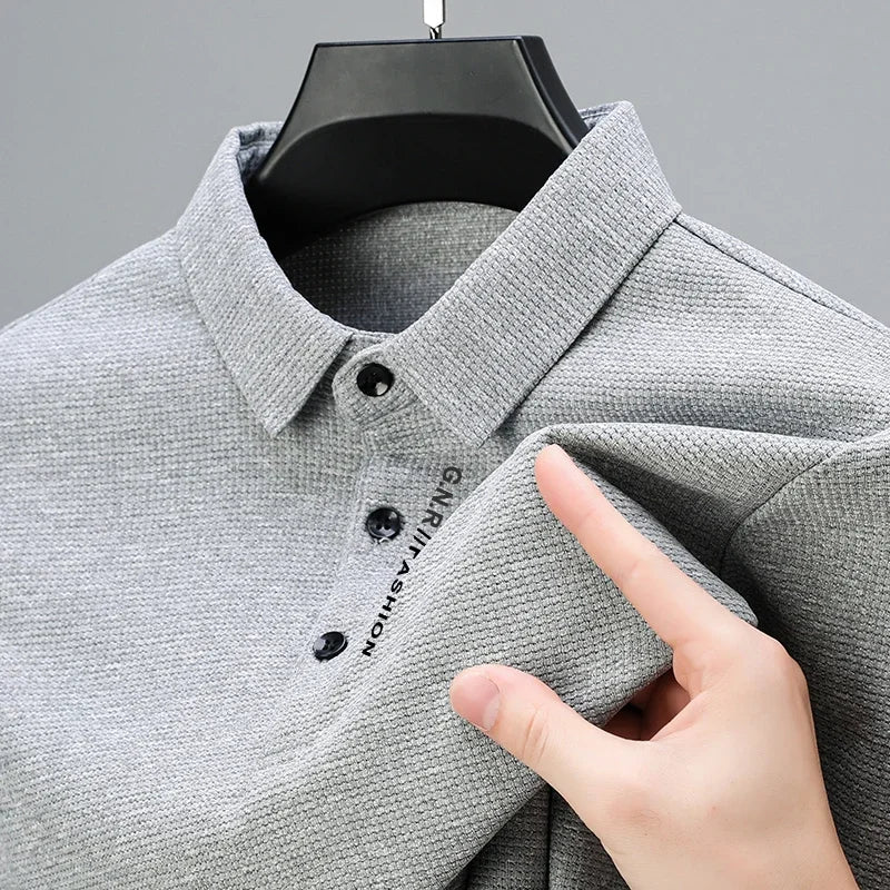 Ellard | Klassisches Langarm-Poloshirt für Herren