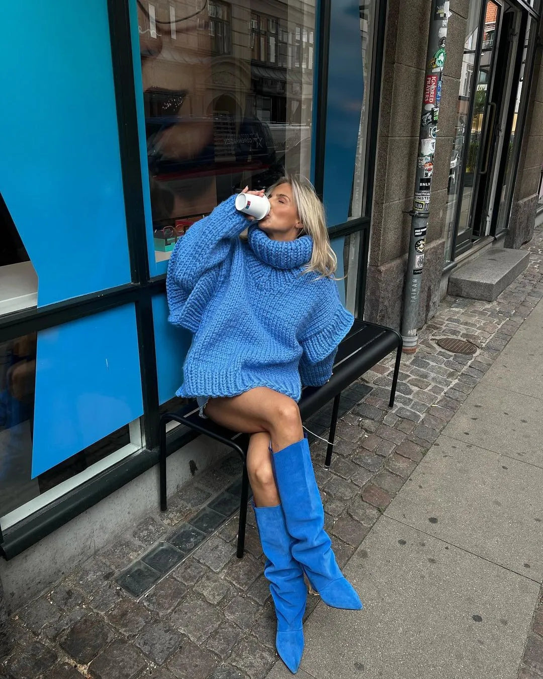 Ellianna | Oversized Strickkleid