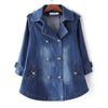 Gianna | Lässiger Denim-Cape-Mantel für den Alltag