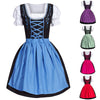 Rosa | Oktoberfest-Biermädchenkleid - Blau / M