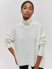 Seraphina™ | Stilvoller Rollkragenpullover für Damen - klänning - Weiß / S