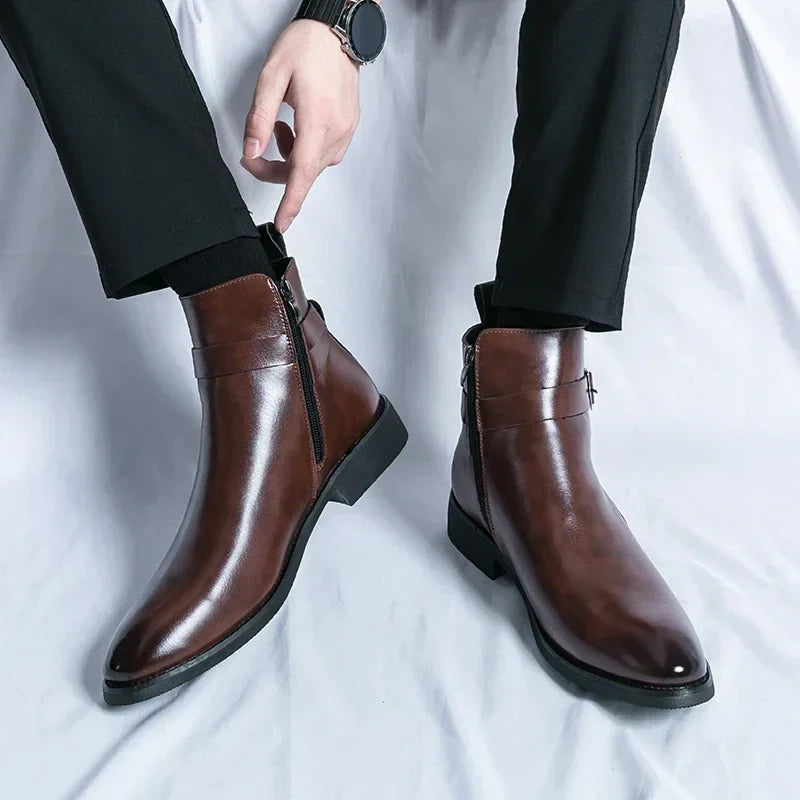 Davion | Klassische Chelsea-Stiefel für Herren