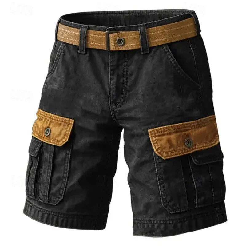 Rey | Vintage-Cargoshort für Herren