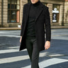 Jorin™ | elegante Herren-Winterjacke - Schwarz / XS