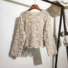 Ailey | Vintage-Häkel-Strickjacke
