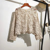 Ailey | Vintage-Häkel-Strickjacke