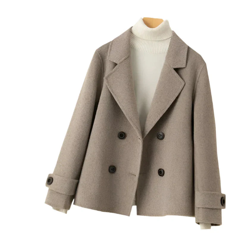 Vivienne™ – Eleganter Kaschmir-Blazer - Karmel / S