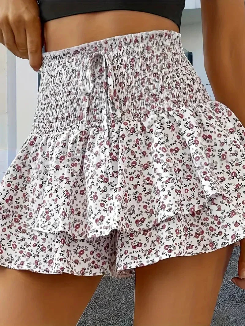 Merry | Süße Volant-Shorts für Damen