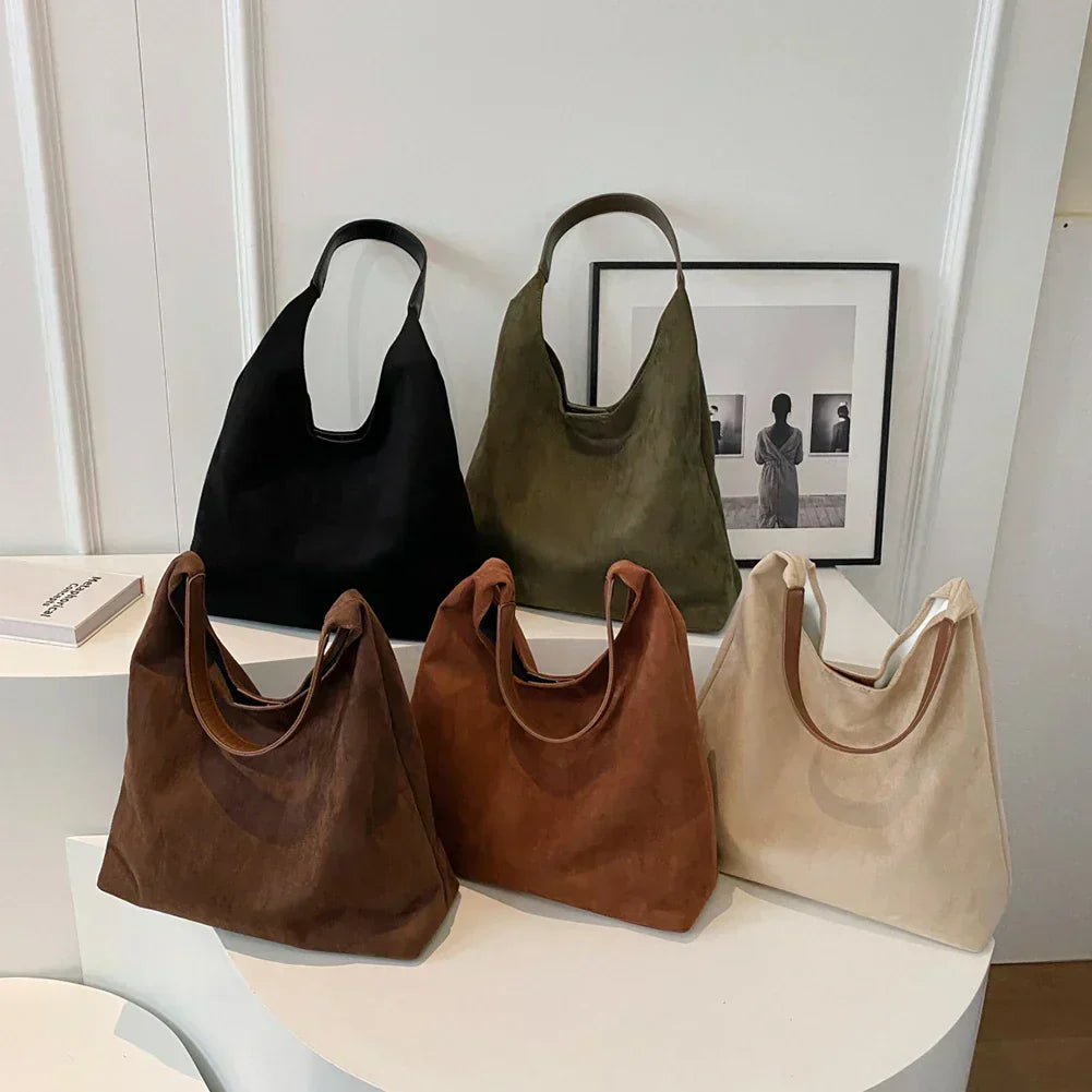 Zerra | elegante Wildledertasche - SM0226 - Braun