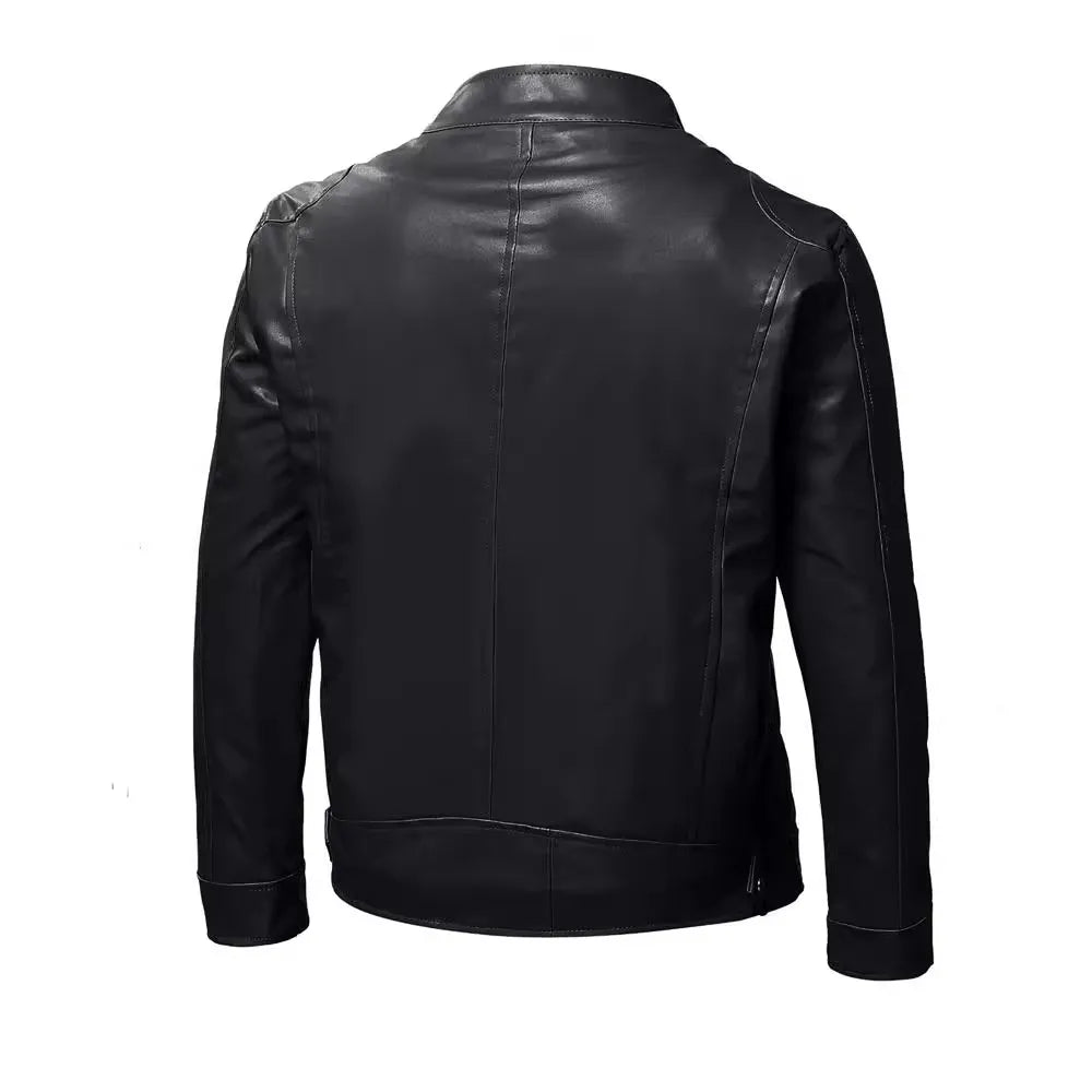 Russel | Zeitlose Lederjacke mit Biker-Flair