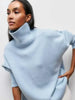 Seraphina™ | Stilvoller Rollkragenpullover für Damen - klänning - Blau / S