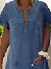 Danai | Denim-Tunikakleid