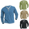 Andrew | Lange Mouw T-shirt met V-hals, stijlvol & comfortabel