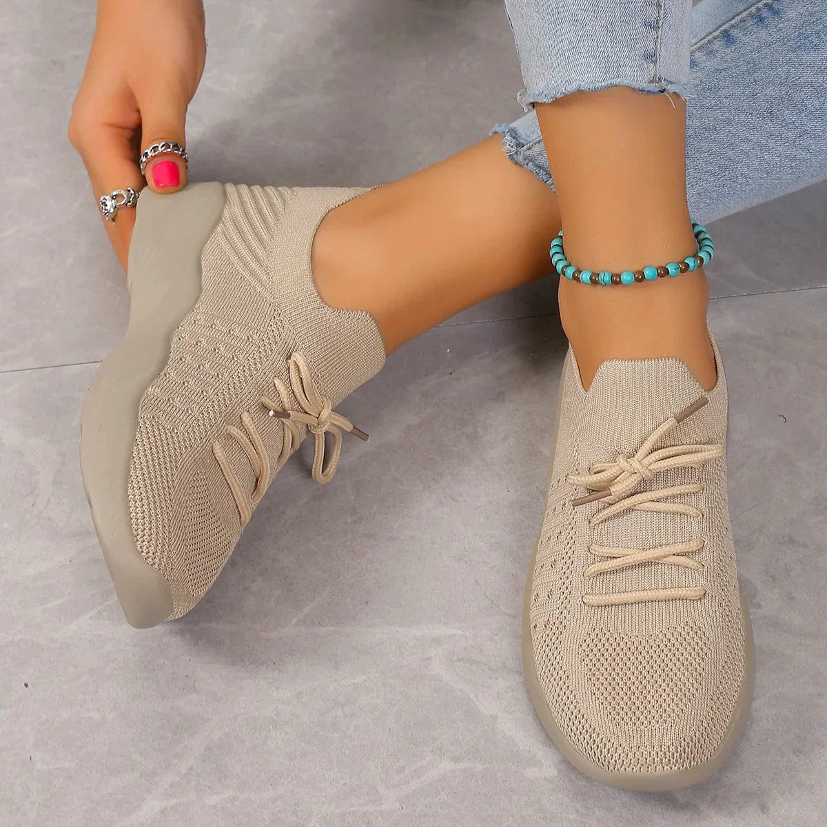 Carlotte | Stylische Mesh-Sneaker für aktive Tage